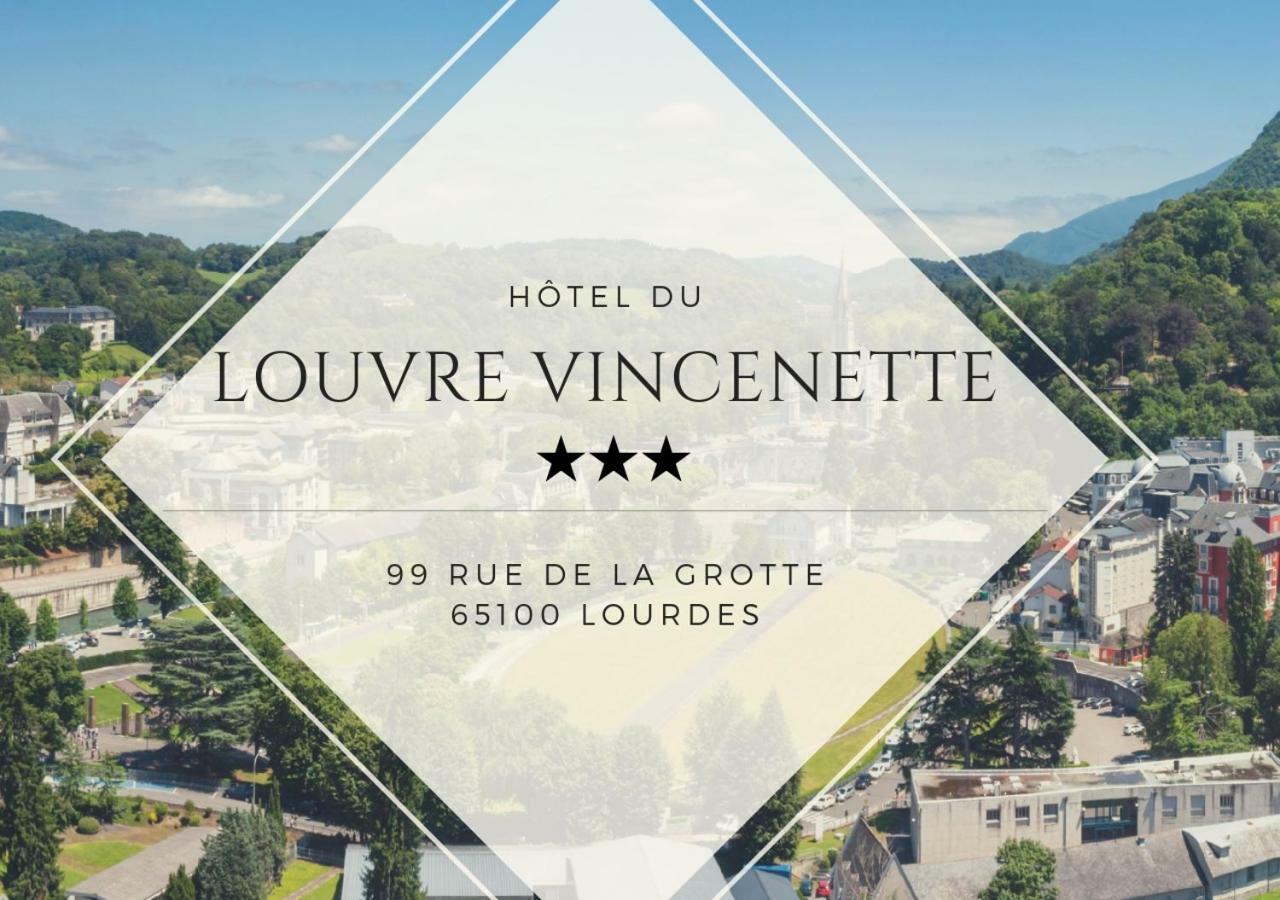 Hotel Louvre Vincenette ลูร์ด ภายนอก รูปภาพ